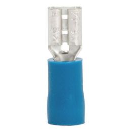 Crimp cable lug, push connector - PSHCON-BLUE-4,8X0,5MM