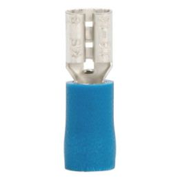 Crimp cable lug, push connector - PSHCON-BLUE-4,8X0,8MM