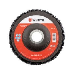 Nylon abrasive fleece disc - SNDDISC-NYLFLC-CLTHPLTE-D125MM