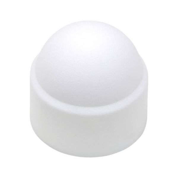 Cover cap for hexagonal bolts and nuts - CAP-PLA-(F.SCR-HEX)-WHITE-WS13-M8