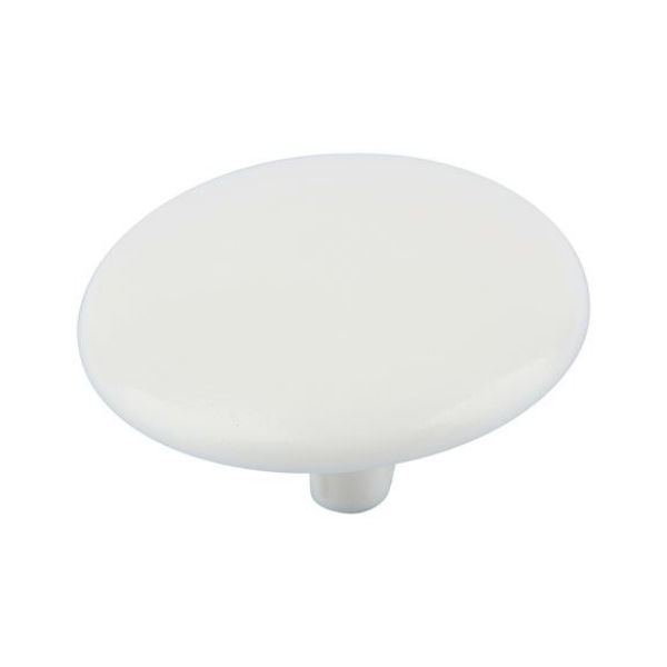 Cover cap for head-hole-drilled screw - CAP-(01743)-R9010-PUREWHITE-D15/2,5