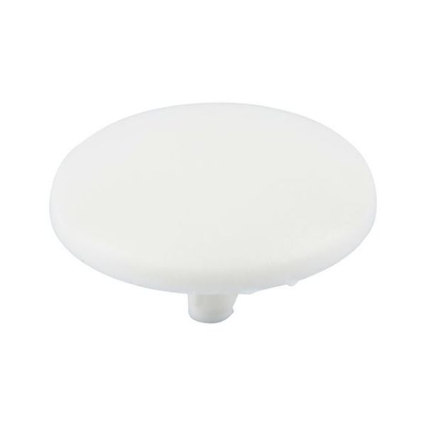 Cover cap for head-hole-drilled screw - CAP-(0903)-R9010-PUREWHITE-D18