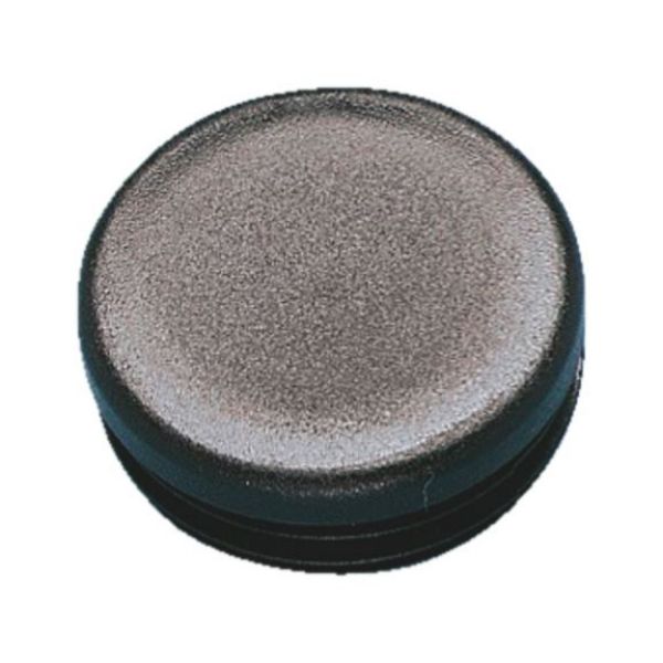 Plastic end cap, round - ECAP-PLA-PIP-BLACK-40X2