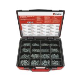 Tapping screws pan head DIN 7981 zinc-plated assortment - SCR-SHTMET-SYSKO-DIN7981-(A2K)-1600PCS