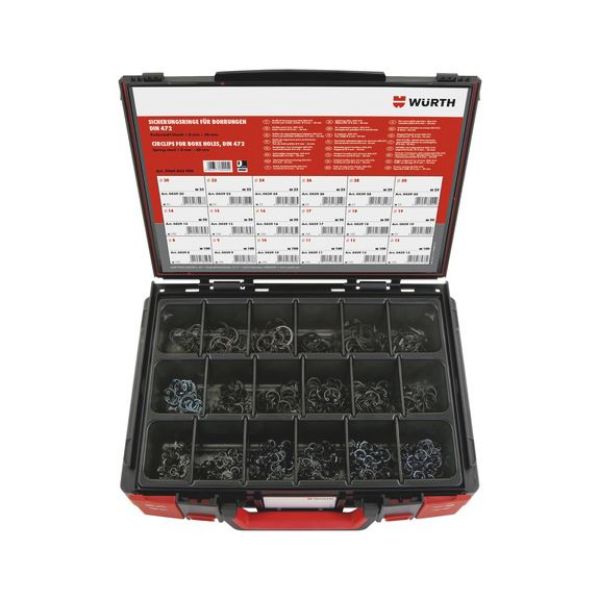 Circlips for bores assortment - CRCLIP-SYSKO-DIN472-ST-(PHR)-1050PCS