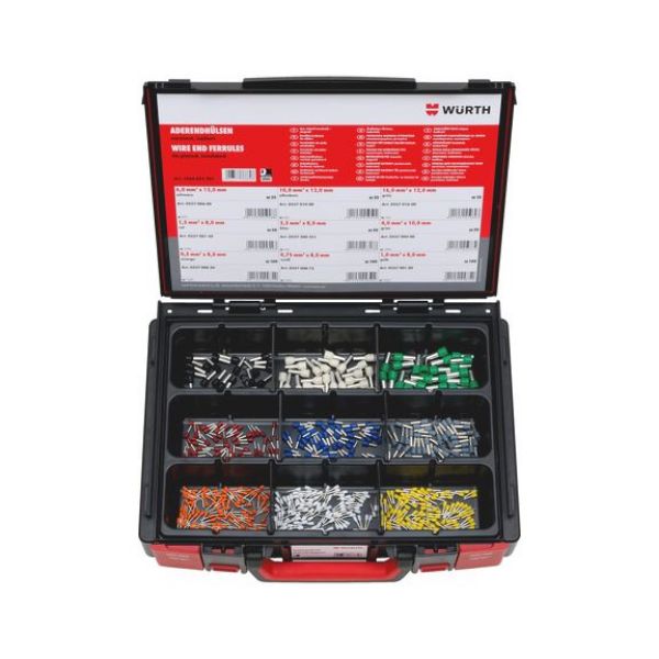 Picture for category Wire end ferrule assortment, insulated Sysko