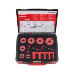 HSS bi-metal cylinder saw assortment - SAW-CYL-SYSKO-HSS-(19-76MM)-16PCS