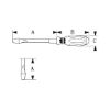 Slotted screwdriver - SCRDRIV-SL-0,5X3X80