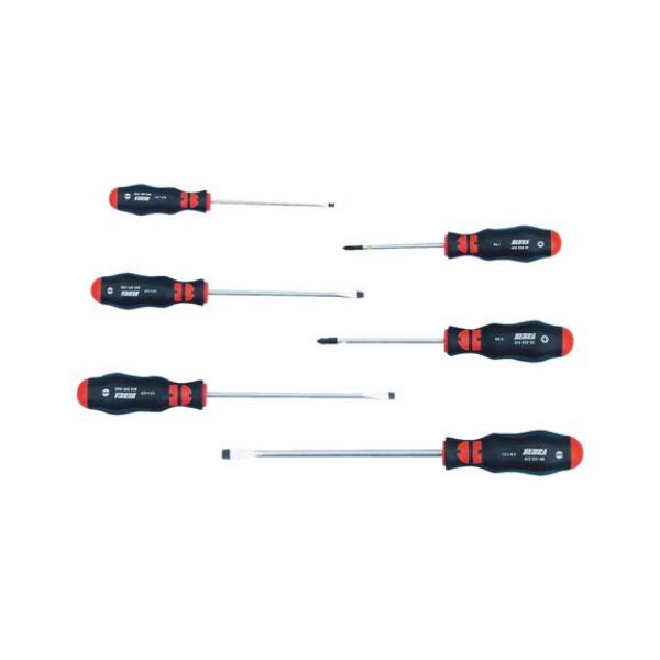 Screwdriver set, circular blade  for precision metal work - SCRDRIV-SET-PH/SL-RDBLDE-6PCS