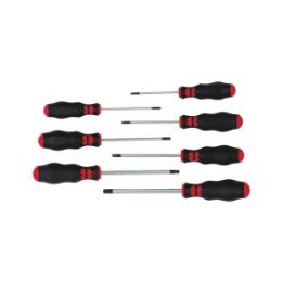 TX screwdriver assortment with hole - SCRDRIV-SET-TX-HO-7PCS