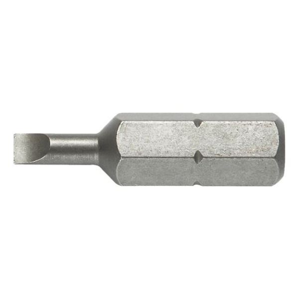 Slotted bit - BIT-SL-1,2X6,5-1/4IN-L25MM