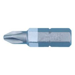 Phillips bit - BIT-PH2-WHITE-1/4IN-L25MM