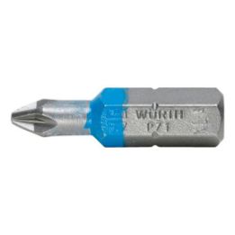 Pozidriv bit - BIT-PZ1-BLUE-1/4IN-L25MM