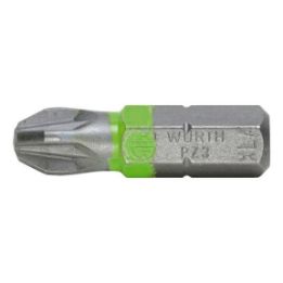 Pozidriv bit - BIT-PZ3-GREEN-1/4IN-L25MM
