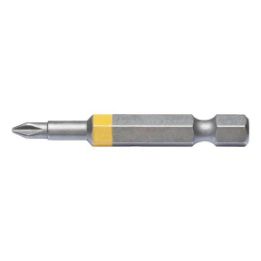 Phillips bit - BIT-PH1-YELLOW-1/4IN-L50MM