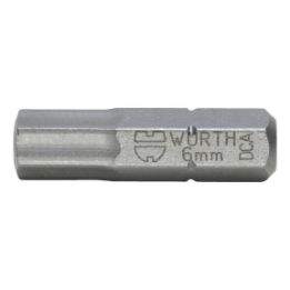 Hexagon socket bit - BIT-INHEX-WS6-1/4IN-L25MM