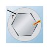 Hexagon socket bit - BIT-INHEX-WS6-1/4IN-L25MM