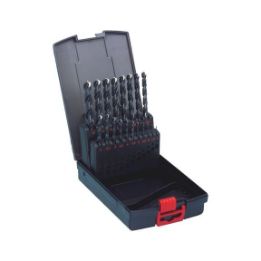 Twist drill assortment HSS DIN 338 type RN 130&deg; - DRL-MET-SET-DIN338-HSS-(D1-10)-0,5-19PCS