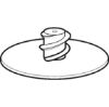Small abrasives Mini fleece disc - SNDDISC-NYLFLC-FINE-D50MM