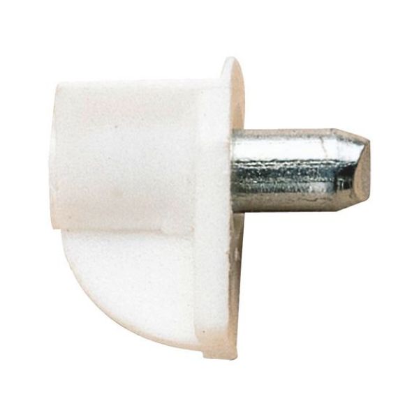 Plastic shelf support - SHLFSPRT-INSERT-PLA-WHITE-PLUGD5