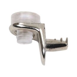 Glass shelf support with suction cup - SHLFSPRT-INSERT-GLSFLR-VACCUP-PLUGD5