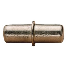 Shelf support with flange - SHLFSPRT-INSERT-FLG-ST-(NI)-PLUGD5