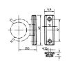 Clamp bracket for screwing on - AY-CLAMPHOLD-BSEHIADJ-SCREWON-2LO