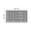Cutlery insert - CTLINRT-SILVER-CORPUS-900MM
