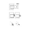 Full shelf pull-out 90&deg; VS SUB LIM - PULOUT-FE-FLRCRBRD-(CR)-90D-SUB-SLIM-150