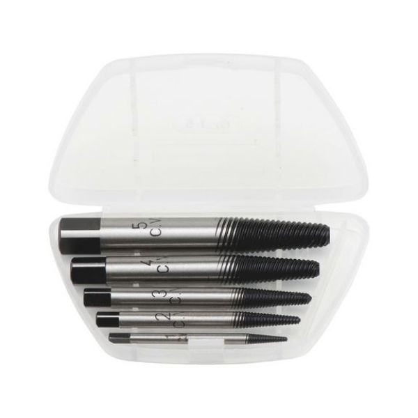 Screw extractor assortment - EXTR-SCR-SET-(M3-M18)-5PCS