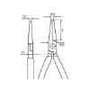 Snipe nose pliers DIN ISO 5745 - FLRDPLRS-SR-L210MM