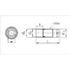 1/2 inch impact socket wrench insert Special profile - IMPSKTWRNCH-1/2IN-SPECIALPROFILE-21MM