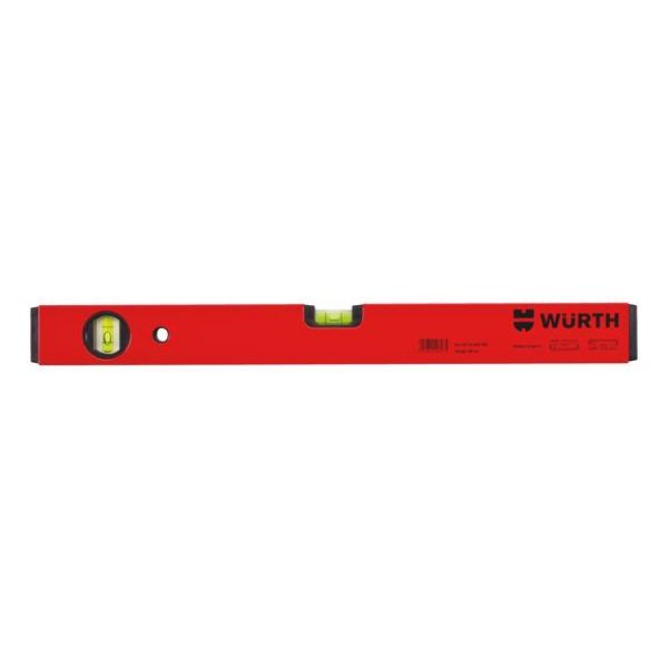 Light metal spirit level - LEVL-LMET-MILLED-MSRESRF-40CM