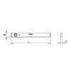 Light metal spirit level - LEVL-LMET-LM-40CM