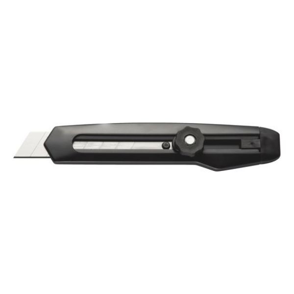 ECO cutter knife with clamping edge - CUTTER-BLACK-H18MM-L150MM