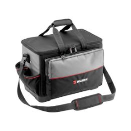 Tool bag with plastic base - TLBAG-LARGE-W.DOCUPOCKET-530X300X350MM