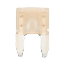 Flat blade fuse MINI Silver - FLBLDEFSE-MINI-SILVER-WHITE-25A