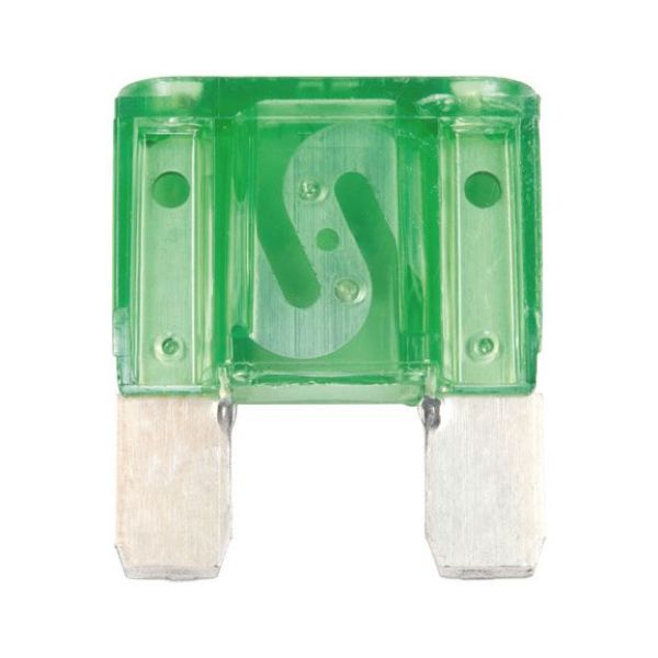 Flat blade fuse MAXI Silver - FLBLDEFSE-MAXI-SILVER-GREEN-30A