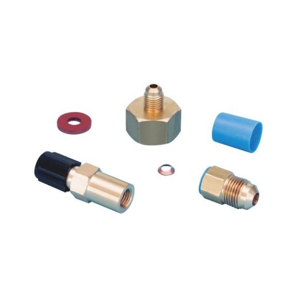 Removal adapter set R134a - AY-SET-A/C-(RETURNABLEBOTTLE-12KG)-3PART