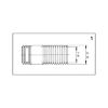 Insulated corrugated pipe, slit - INSUCORTUB-PLA-SL-BLCK-NW17