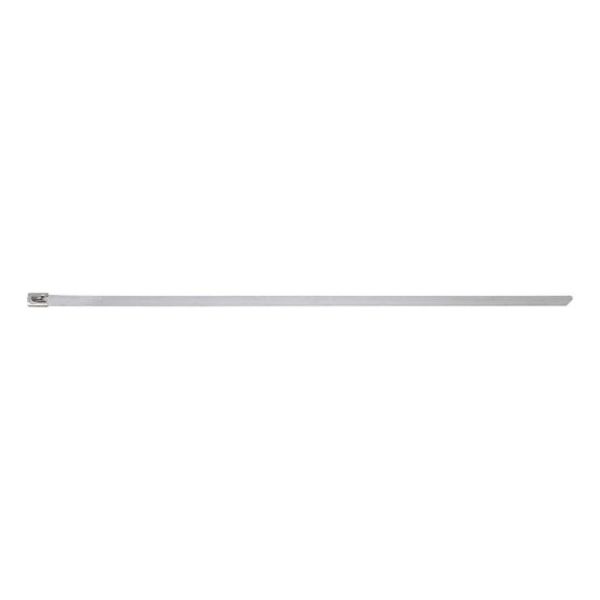 Cable ties, stainless steel AISI 304 with ball lock - CBLTIE-SST-AISI-304-(4,6X201MM)