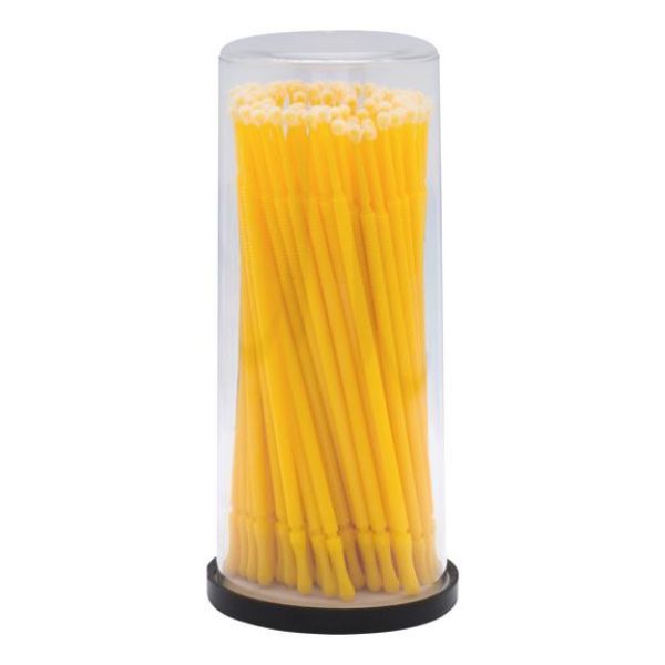 Paint dabber - MICRO-BRUSH-SOFT-MEDIUM-YELLOW-100PCS