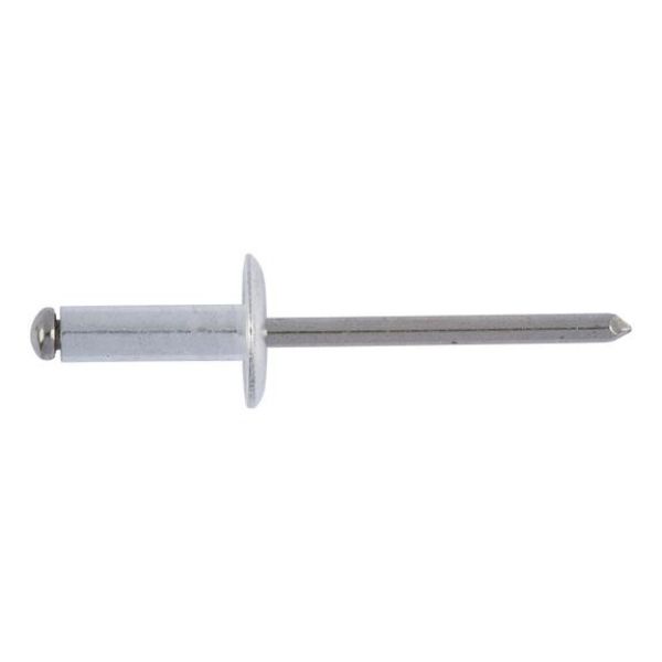 Blind rivet with large round pan head - RIV-ALU/A2-(10,0-12,0)-K14-5,0X16,0
