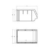 Storage box - STRGBOX-PLA-SZ2-RED