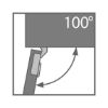Fridge hinge TIOMOS click-on 100 - HNGE-T-CLICKON-100-FRIDGE-H-BB-C3