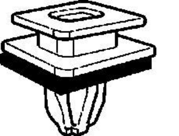Picture of WHITE-TRIM-CLIP-FOR-HONDA-VEHICLES