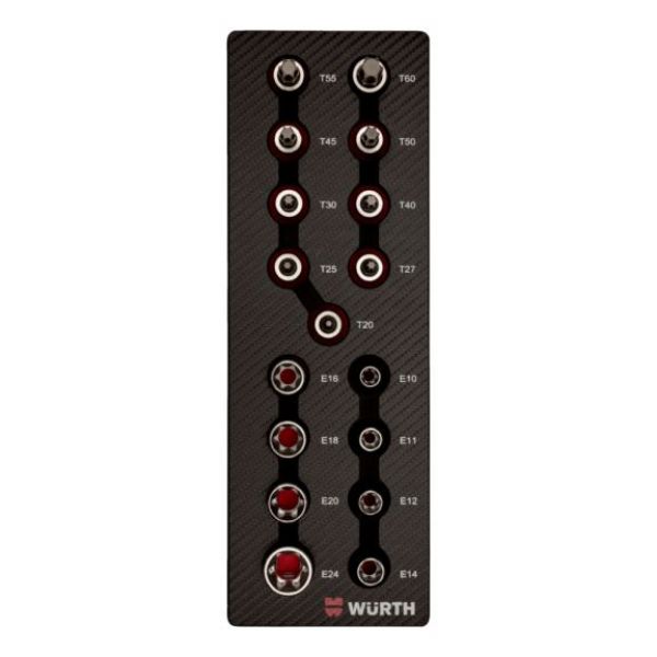System assortment 2.4.1, socket wrench 1/2 inch TX - SKTWRNCH-SET-1/2IN-IN/EXTX-17PCS