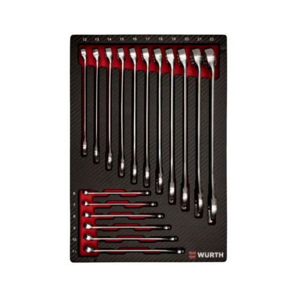 System assortment 4.4.1, combination wrench - COMBIWRNCH-SET-17PCS