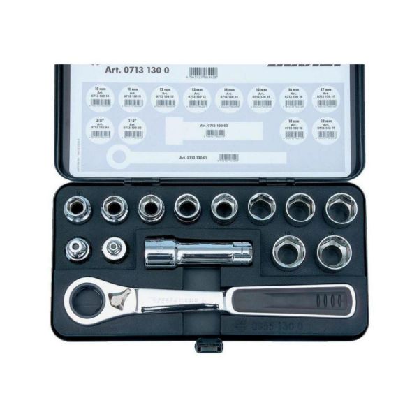 Picture for category Push-through socket wrench assortment 14 pcs.