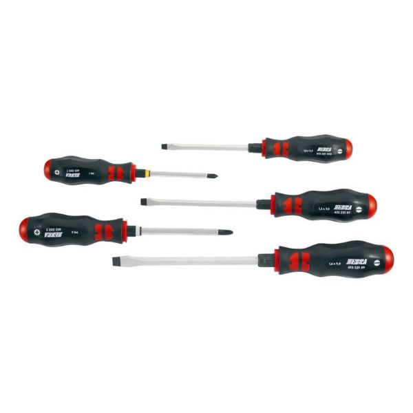 Picture for category Screwdriver set, hexagon blade, PH/slotted, 5 pcs